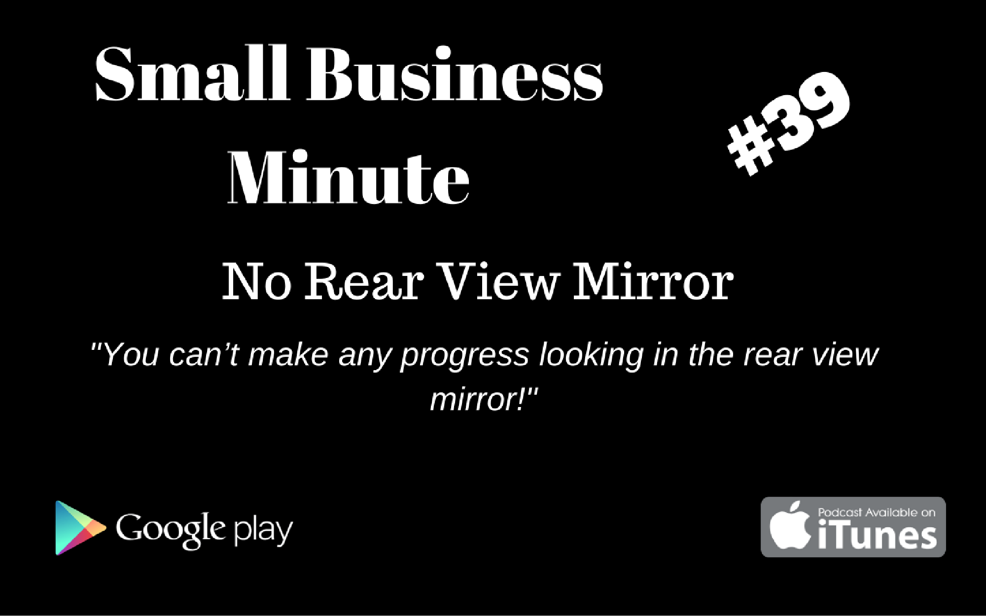 SBM 39 No Rear View Mirror Greg Weatherdon